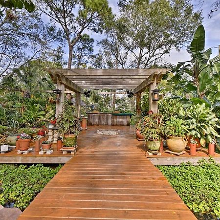 Sarasota Bungalow With Pergola, Garden And Waterfalls! Villa Exteriör bild